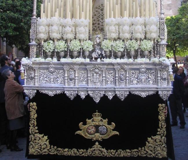 Frontal y respirderos Virgen del Rosario
