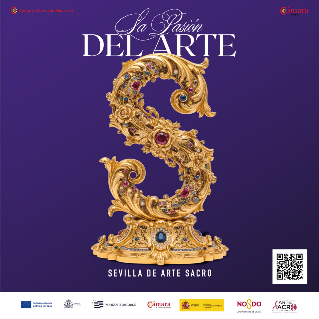 Cartel de la campaña «La pasión del arte. Sevilla de arte sacro»