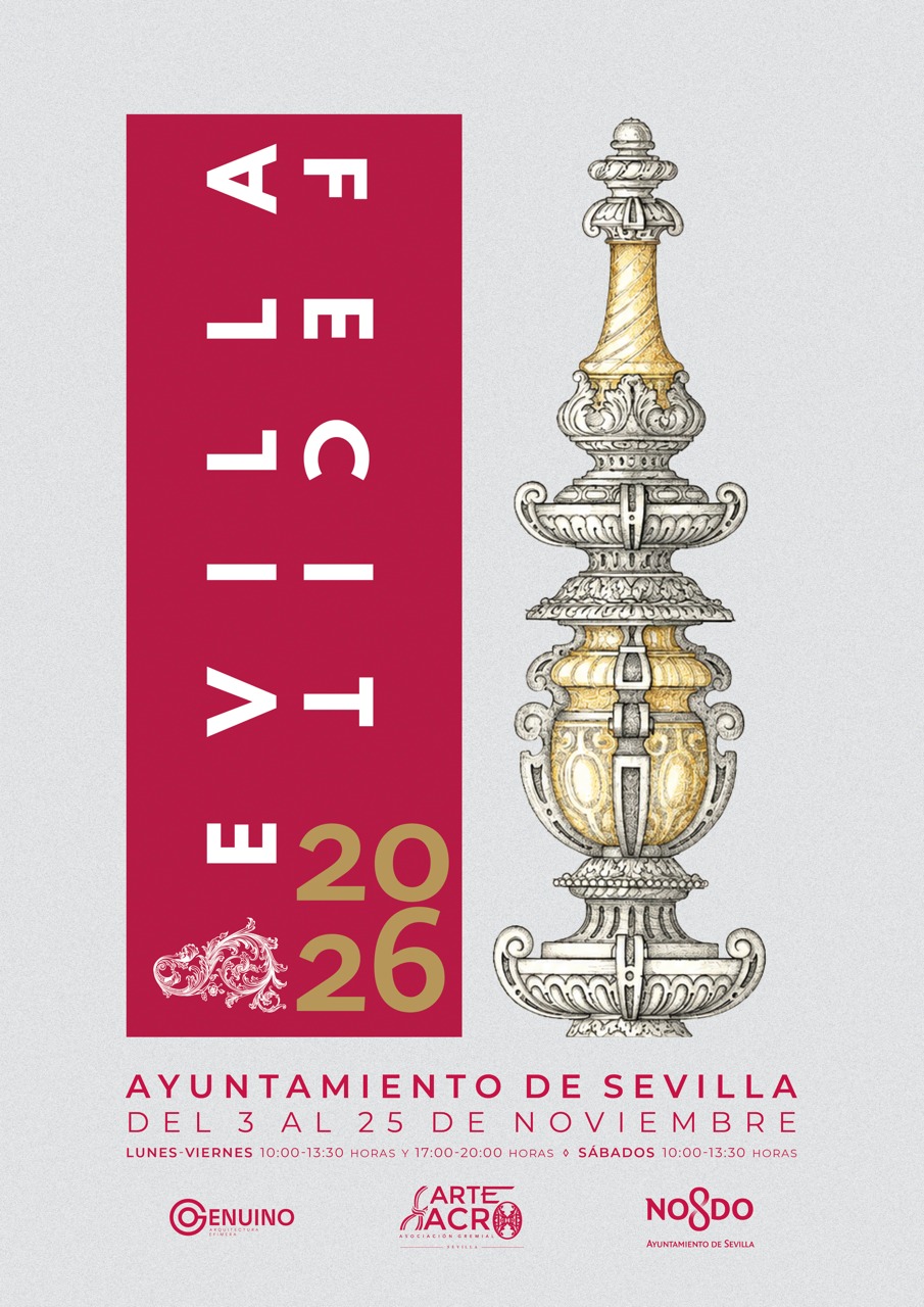 Cartel de Sevilla Fecit 2026: Ayuntamiento de Sevilla, del 3 al 25 de noviembre