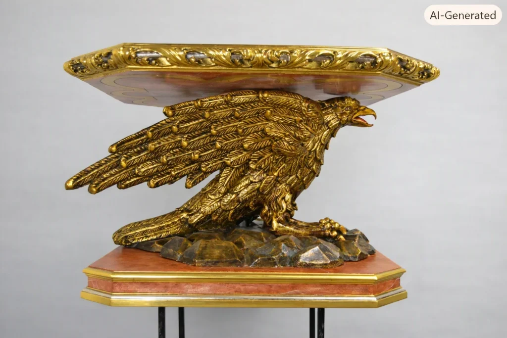 Peana de altar de la Virgen del Águila